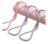 Resistance Bands,Figure 8 Resistance Bands for Women Men,15/25/35 LB High Elasticity,Luminous Exercise Bands with Handles for Working Out,Arm,Chest Expander Strap,Yoga,Starter Set (Mix-A)