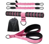 Resistance Bands for Legs - Sit Up Stretch, 12 inch External Foot Pedal, Weatherproof Home Gym Component, Enhanced Grip StabilityDurable Flexible TPE Polymer Handle | Training Aid for Students