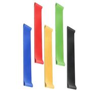 Resistance Bands - Latex 5X Stretching Workout Bands | Professional Yoga Straps for Fitness, Pilates, Home Gym Exercise | Indoor Full-Body Strength Training Accessory for Women and Men