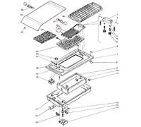 RESISTANCE BARBECUE 230V. 2400W pour TABLE DE CUISSON ARISTON - C00045359