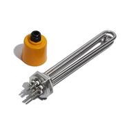 Résistance Chauffante Électrique À Immersion DN32, Filetage BSP 1,25 Pouce, 3000 W, 4500 W, 6000 W, 9000 W, 12000 W, 220 V, 380 V(Without Ground,220v,12KW 355mm)