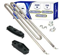 Resistance Chauffante Machine a Laver 2100W 230V avec Code Original 6260482 6260483 6260485 pour Miele - Garantie de 10 Ans - MONTERAL