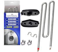 Resistance Chauffante Machine a Laver 2100W 230V sans Bride avec Joints avec Code Original 6260485 6260482 6260483 pour Miele Lave Linge - Garantie de 10 Ans - MONTERAL