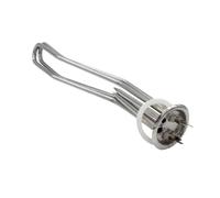 Résistance Chauffante TEN 201 En Acier Inoxydable 63 Mm For Chauffe-eau Électrique 220 V 2000 W, Avec Disque À Bride For Réservoir D'eau Solaire Domestique.