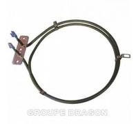 Résistance circulaire 2200W pour four SMEG SCB92MFX5, SCE90MFX5, SE398X5 - Pièce d'origine constructeur