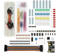 Résistance de câble d'expérimentation 830 pour kit de démarrage Arduino livré avec module d'alimentation et composants essentiels