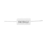 Résistance de ciment, puissance 5%, composant électronique, Circuit imprimé 5W, 10 pièces (390R)