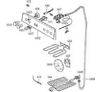 Resistance De Grille 2000 W Rep614 Pour Cuisiniere Germania - 0606054