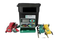 Résistance de mise à la terre protection contre foudre, testeur résistance, numérique, 0-2000 ohm, résistivité du sol, haute précision, DUOYI