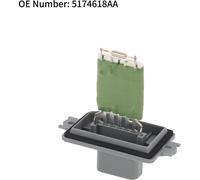 Résistance De Moteur De Soufflante Hvac Résistance De Soufflante Chauffante No.5174618Aa Pour Chrysler Aspen 4.7L V8 - Flex 2007 - 2009 [Limited] Plastique Métal 1 Pcs