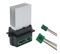 Résistance de moteur de ventilateur de chauffage avec faisceau de câblage compatible avec logo 207 406 607 1007 Citroën C2 C3 C5 6441L2 6441.L2 7701048390 7701207718