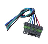 résistance de ventilateur de chauffage Résistance de moteur ventilateur chauffage voiture/connecteur Pigtail 1996 - 2005 pour Chevrolet Astro 12135105 1580550 remplacer(Connector x1)