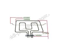 Résistance de voute - BEKO - 262900030 - 1200W - Compatible Four - Cuisinière