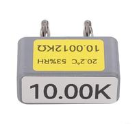 Résistance d'étalonnage standard, pour test de précision du multimètre, tolérance de 0,1 %, coefficient de température 25 PPM, design banane de 4 mm, pour multimètres portables et bancs (10 K)