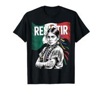 Résistance Femmes Mexique GenZ Protestation Corruption Drapeau Mexicain T-Shirt Graphique avec Valeur