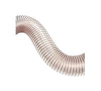 Résistance flexible de perforation de tube de vapeur claire de tuyau d'extraction de poussière de tuyau de conduit d'unité centrale(Dia-7.5cm)