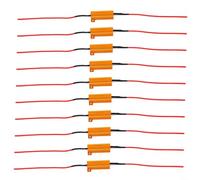 Résistance LED 50W 6 Ohm 10pcs Pour Frein Stop | 50W haute pour puissance, 6 ohms pour précis, élimine erreurs tableau de pour bord, compatible feux stop, clignotants