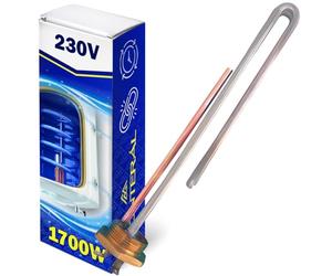 Resistance pour Chauffe Eau 230V 1700W avec Filetage Interne et Longueur 180 mm - Garantie de 10 Ans - MONTERAL