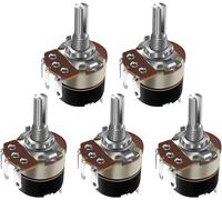 Résistance réglable, 5 pièces WH138 potentiomètres rotatifs à film de carbone monotour 5K/10K/20K/22K/50K/100K/250K/500K Ohm résistances variables(22K Ohm)