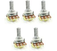 Résistance réglable, 5 potentiomètres WH148 1K 2K 5K 10K 20K 50K 100K 500K 1M 3 broches 20 mm arbre linéaire conique potentiomètre rotatif résistance variable(20K Ohm)
