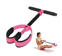 Resistance Tube Pedal Trainer - Home Gym Exercise Stretch Band Device for Arm Waist Leg Butt Workout, Fitness Equipment for Yoga Training Women Men Indoor Outdoor Use, 53.15 inches