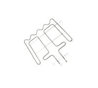 Résistance voute 2450W Four cuisinière (481010452560 481010452560 WHIRLPOOL KITCHENAID BAUKNECHT)