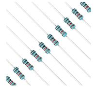 Résistances 5.6 kOhm 1/4W 0.25W 1% 100pcs Résistance à Film Métallique, pour Réparation de Systèmes Électroniques, Réparation de Voitures, Composants Audio Accessoires Spécialisés