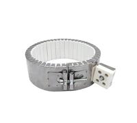 Résistances Chauffantes À Bande, Élément Chauffant En Céramique Et Acier Inoxydable, Dimensions : 100 x 100 mm/120 x 100 mm/150 x 100 mm, Puissance : 1 400 W/1 700 W/2 100 W(220v,2100W 150x100(IDxH))