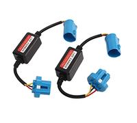 Résistances de LED, 2 Pièces Décodeur de Phare 9007 HB5 Prise 12V DC Erreur Anti Scintillement Résistance Annuleur pour ou Antibrouillard