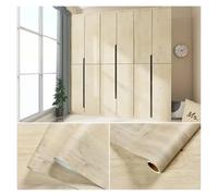 Résistant à l’Huile papier peint Papier peint en PVC à Grain de bois 90cm largeur, for porte, armoire, placard, meubles Table, étanche pour Cuisine Électroménager Réfrigérateur(D01028,90x500cm)