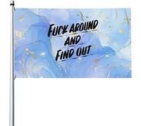 Résistant À La Décoloration Drapeau De Vacances Fais N'Importe Quoi Et Tu Verras. Drapeaux Avec Œillets Bunting Pour Restaurant Fête Maison 90X150Cm