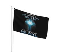 Résistant À La Décoloration Uv Pirate Drapeau 90X150Cm La Foi Ne Consiste Pas À Espérer Que Dieu Connaît Sa Volonté. Drapeau De Jardin Diversité Drapeaux Personnalisé Pour Festival, Terrasse