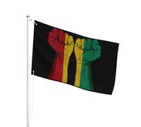 Résistant À La Décoloration Uv Pirate Drapeau 90X150Cm Poings Guinéens Drapeaux Personnalisé Diversité Drapeau De Jardin Pour Jardin, Cadeau De Noë, Décoration D'Halloween