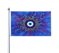 Résistant À La Décoloration Uv Pirate Drapeaux 90X150Cm Matiasma, Le Mauvais Œil Grec Et Turc Antique Drapeau De Jardin Résistants Aux Intempéries Drapeau Personnalisé Pour Jardin