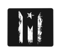 résistant à Usure Tapis de Bureau, Drapeau de Porto Rico, Base en Caoutchouc Tapis de Souris d'Ordinateur, Gamer Mouse Pad, 25X30cm, PC, Jeux, Joueurs Professionnels