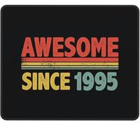 Résistant à Usure Tapis de Bureau, Génial Depuis 1995, Antidérapante Tapis de Souris Gamer, Souris de Bureau, 25X30cm, Ordinateur, PC, Joueurs Professionnels