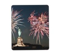 Résistant À Usure Tapis De Souris Drapeau De La Statue De La Liberté 25X30Cm, Gaming Mousepad Résistant À Usure Tapis De Souris Gamer pour Joueurs Professionnels Souris Les Capteurs De Jeu