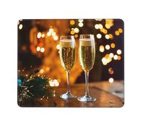 Résistant à Usure Tapis de Souris Gamer, Impression de Coupe de vin Gaming Mousepad Confort Tapis de Souris Gaming pour Claviers Jeux Bureau