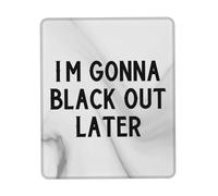 résistant à Usure Tapis de Souris Gamer, Je Vais m'évanouir Plus Tard Gaming Mousepad Portable Tapis Souris pour Claviers Souris Jeux