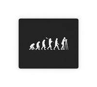 résistant à Usure Tapis de Souris Gamer, T-Shirt hilarant avec des gags de Mesure des géomètres en évolution Gamer Mouse Pad Antidérapante Tapis de Souris d'Ordinateur pour Ordinateur Bureau