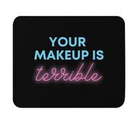 Résistant à Usure Tapis de Souris Gamer, Votre Maquillage est Horrible Drag Queen Coiffeurs hilarants LGBTQA Gamer Mouse Pad Bords Cousus Tapis de Souris d'Ordinateur pour Jeux