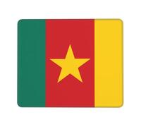 résistant à Usure Tapis de Souris Gaming, Drapeau du Cameroun, Confort Tapis de Souris Gamer, Souris de Gaming, 25X30cm, Joueurs Professionnels, Jeux, Claviers