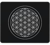 Résistant à Usure Tapis de Souris Gaming, La Fleur de Vie Géométrie Sacrée, résistant à Usure Tapis de Souris, Souris de Gaming, 25X30cm, Joueurs Professionnels, PC, Souris