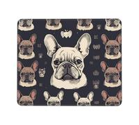 résistant à Usure Tapis de Souris, I Love Le Bouvier français, Antidérapante Tapis de Gaming, Souris de Gaming, 25X30cm, Joueurs Professionnels, Jeux, Ordinateur