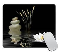 résistant à Usure Tapis de Souris Pierre Zen Asiatique Mousepad Mouse Pad 25x30cm pour PC,Souris,Les capteurs de Jeu