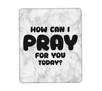 Résistant à Usure Tapis Souris, Comment Puis-Je Prier pour Vous Aujourd'hui Gamer Mouse Pad Moderne Tapis de Bureau pour Souris PC Les capteurs de Jeu