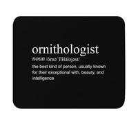 Résistant à Usure Tapis Souris, Observation des Oiseaux Ornithologues Ornithologues Zoologiste Hilarant Définition Gaming Mousepad Durable Tapis de Bureau pour Ordinateur Souris Jeux