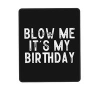 Résistant à Usure Tapis Souris, Souffle-Moi, C'est Mon Anniversaire Mousepad Base en Caoutchouc Tapis de Souris pour PC Joueurs Professionnels Bureau