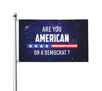 Résistant aux intempéries Drapeau de jardin Vous êtes un drapeau américain ou un drapeau démocrate Double face Bannière décorative 3x5 Ft pour événements,Décoration extérieure,chambres