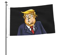 Résistant aux intempéries Drapeau en polyester Drapeau « Expressions faciales de Donald Trump » décoratif Drapeau avec œillets métalliques 3x5 Ft pour jardin,balcon,chambres